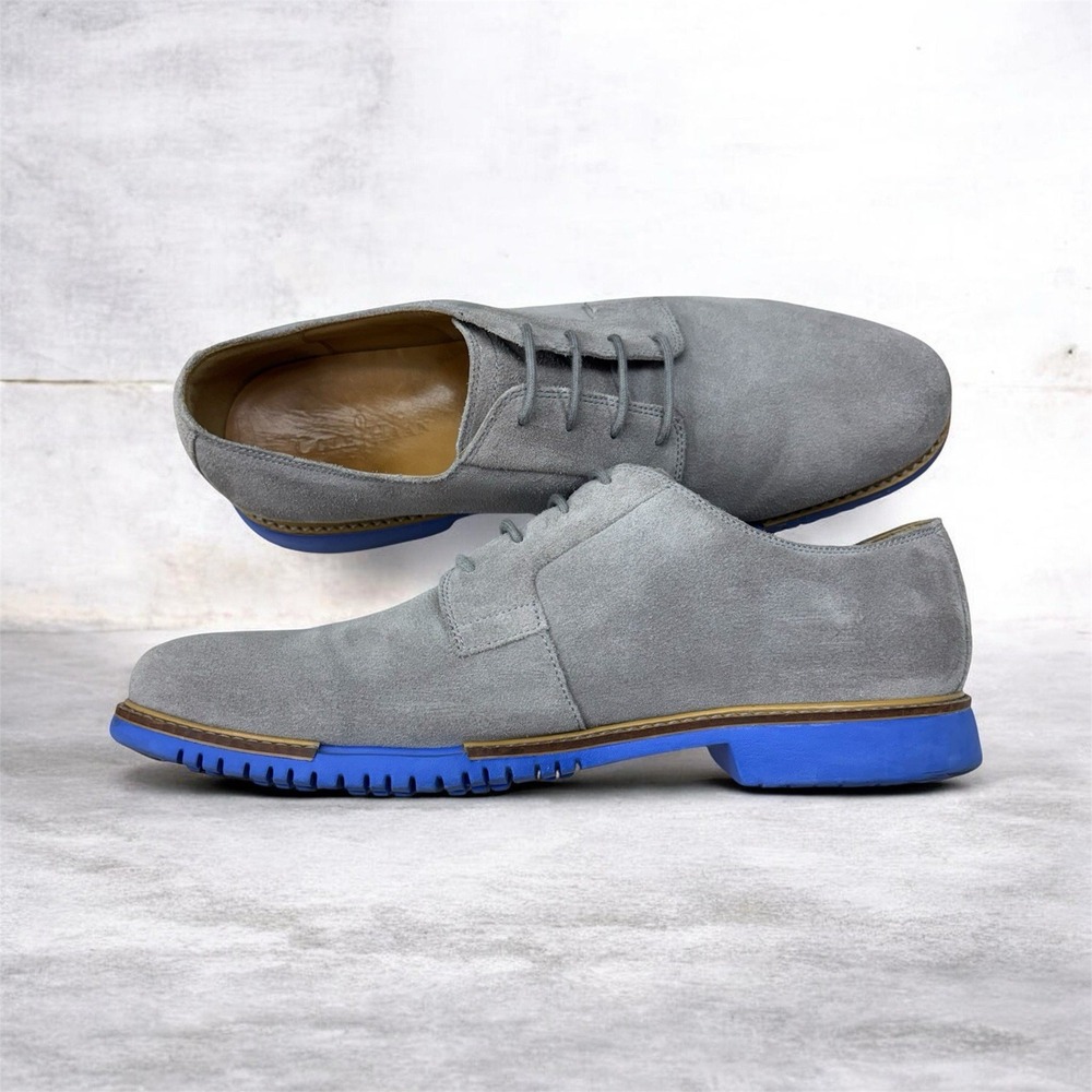 Cole Haan Men's Oxford Shoes Great Jones Plain Gray Suede Size 12M